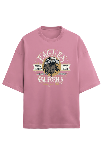 Wild And Free Men's Oversized T Shirts Flamingo