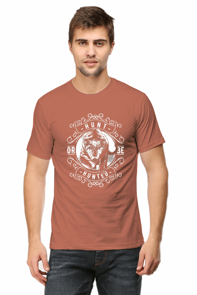 Hunt Or Be Hunted Men's T Shirt Copper