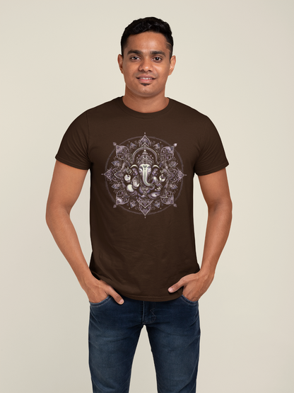 Lord Ganesha 4 Printed Ganesh Chaturthi Men's T Shirts