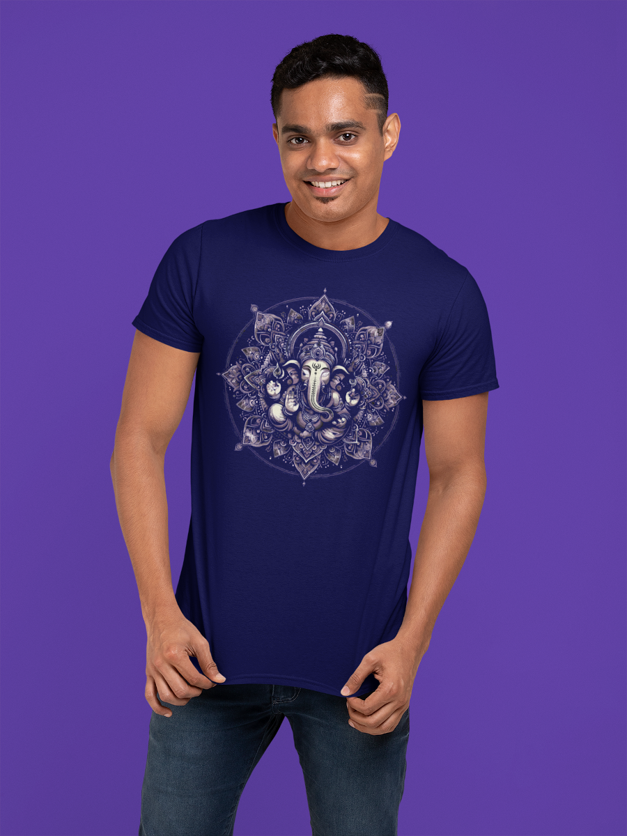 Lord Ganesha 4 Printed Ganesh Chaturthi Men's T Shirts