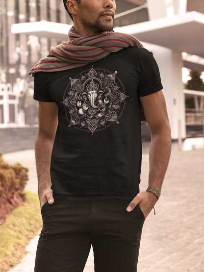 Lord Ganesha 4 Printed Ganesh Chaturthi Men's T Shirts