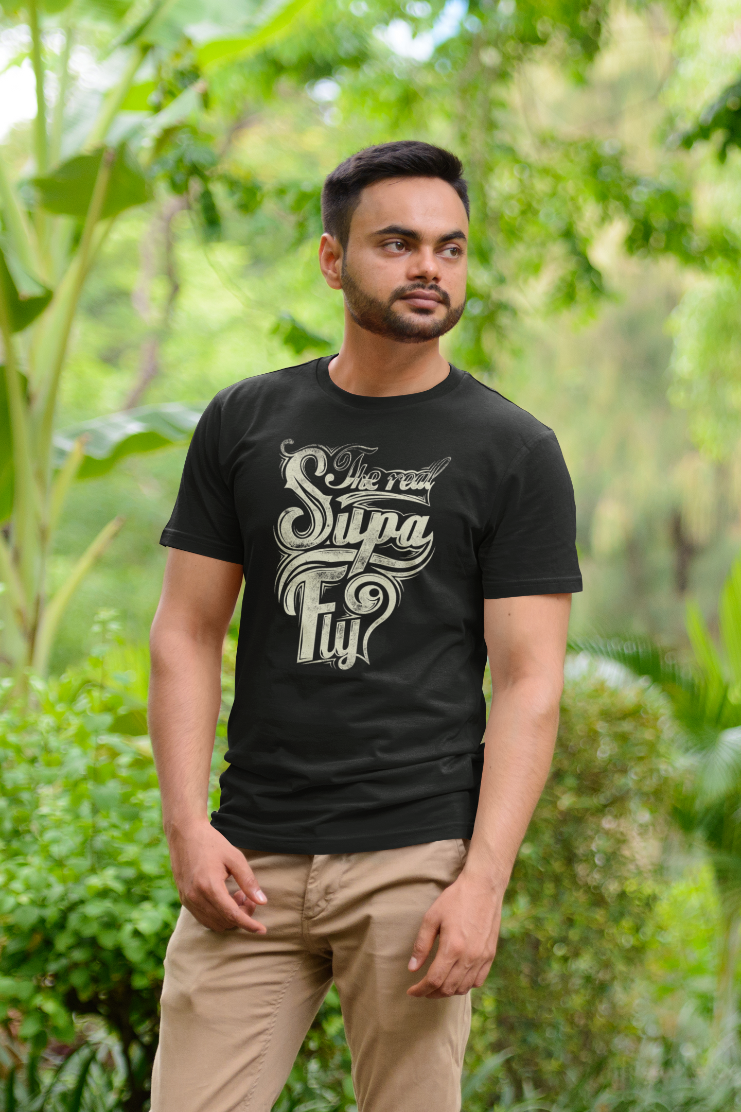 Supa Fly Men's T Shirts Black