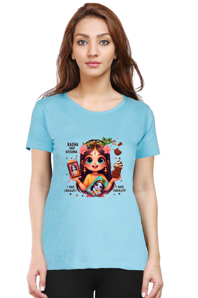 Radha Had Krishna Janmashtami Women T Shirts