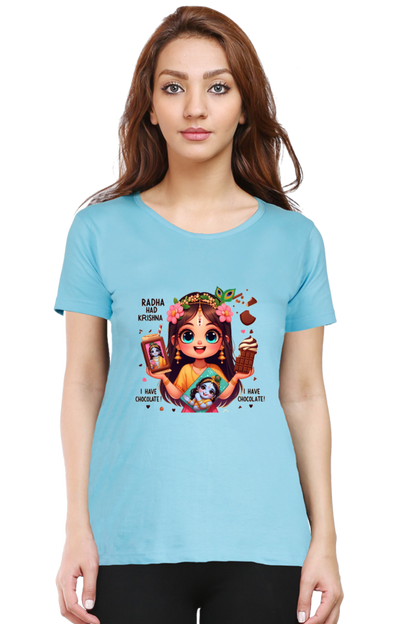 Radha Had Krishna Janmashtami Women T Shirts