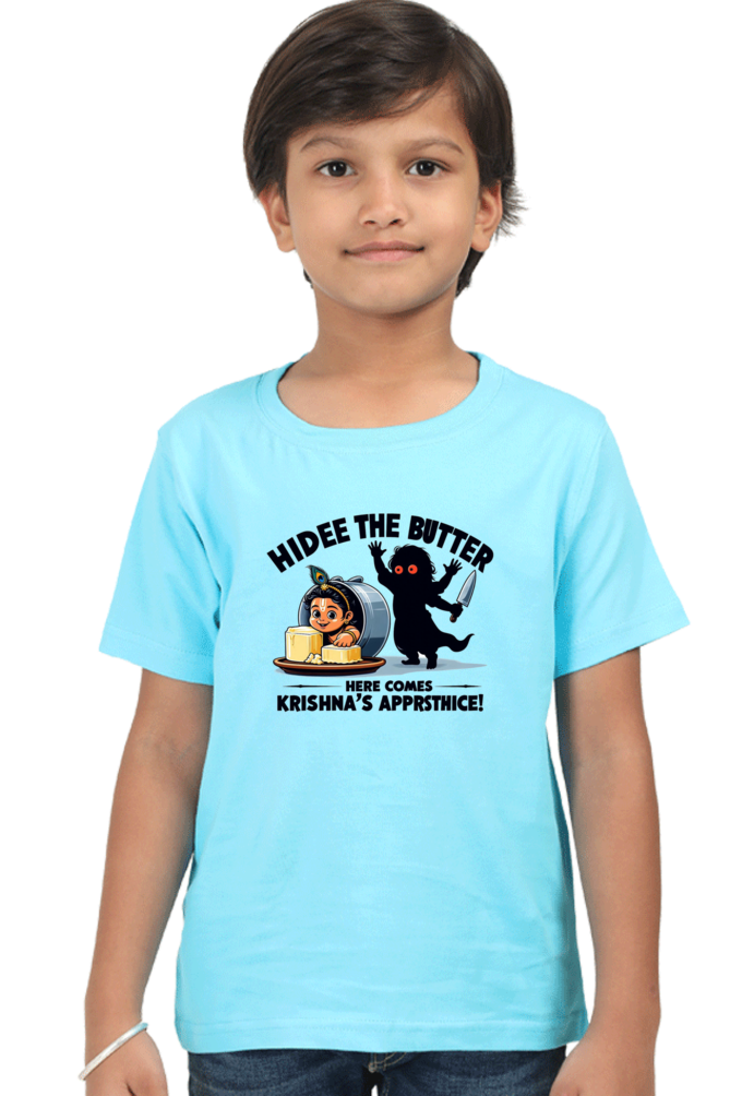 Hidee The Butter Janmashtami Boy's T Shirts