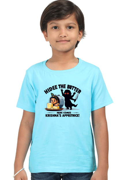 Hidee The Butter Janmashtami Boy's T Shirts