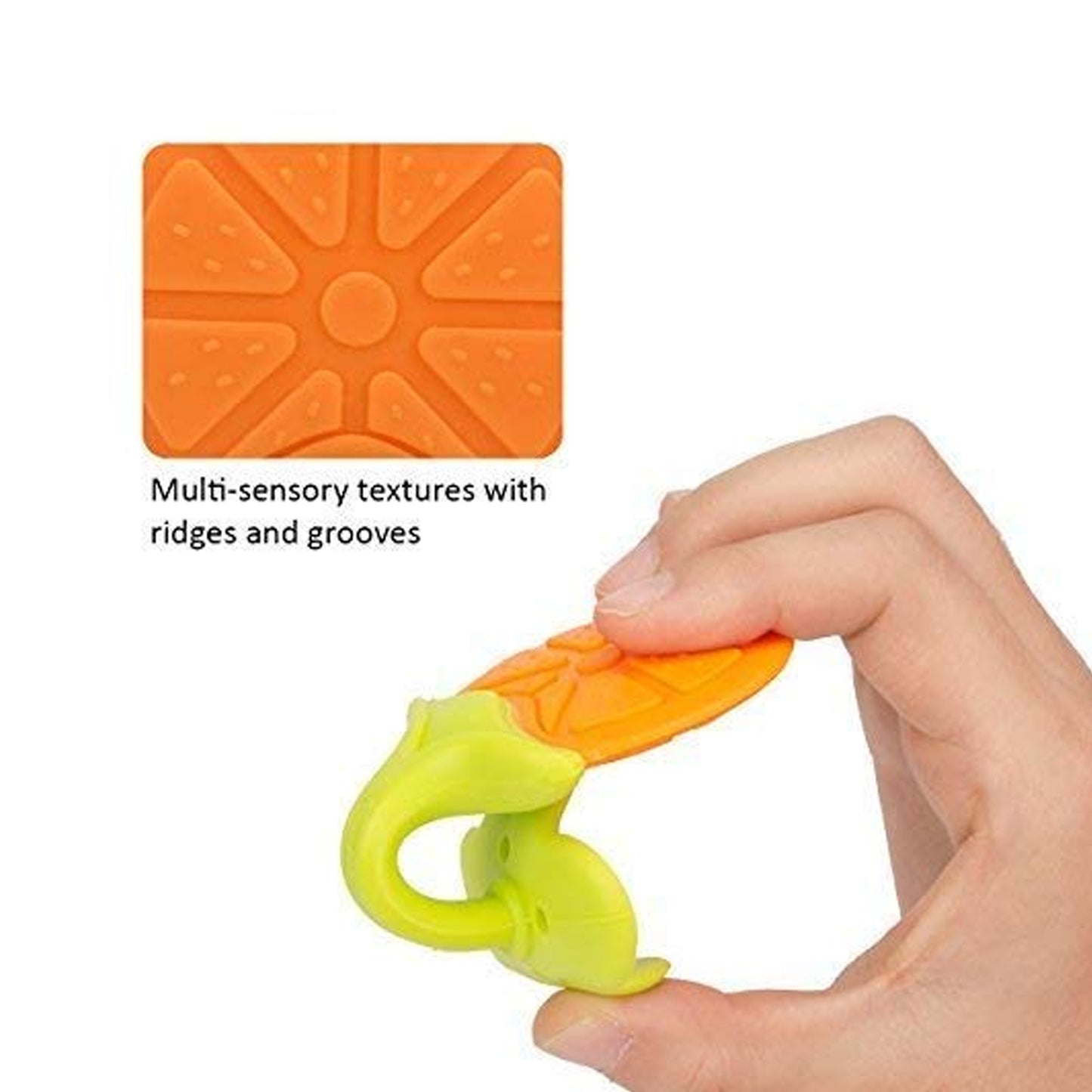 4490 Silicone Fruit Shape Teether Toy Food Grade Silicon Teether Use For Baby Toddlers Infants Children