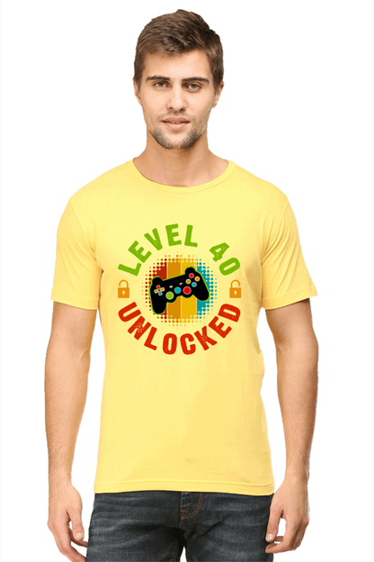 Level 04 Unlocked Men's T Shirt Yellow