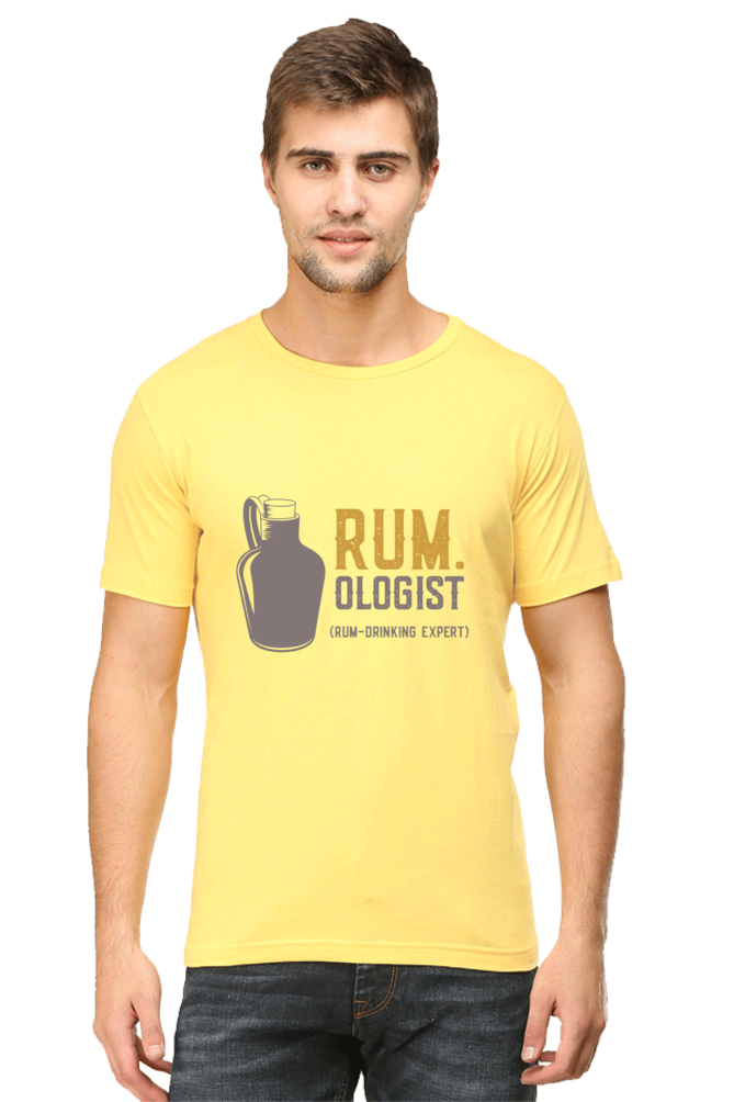 Rum - Ologist Men's T Shirt Yellow