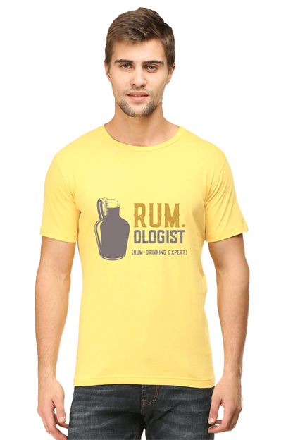 Rum - Ologist Men's T Shirt Yellow