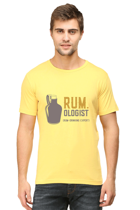 Rum - Ologist Men's T Shirt Yellow