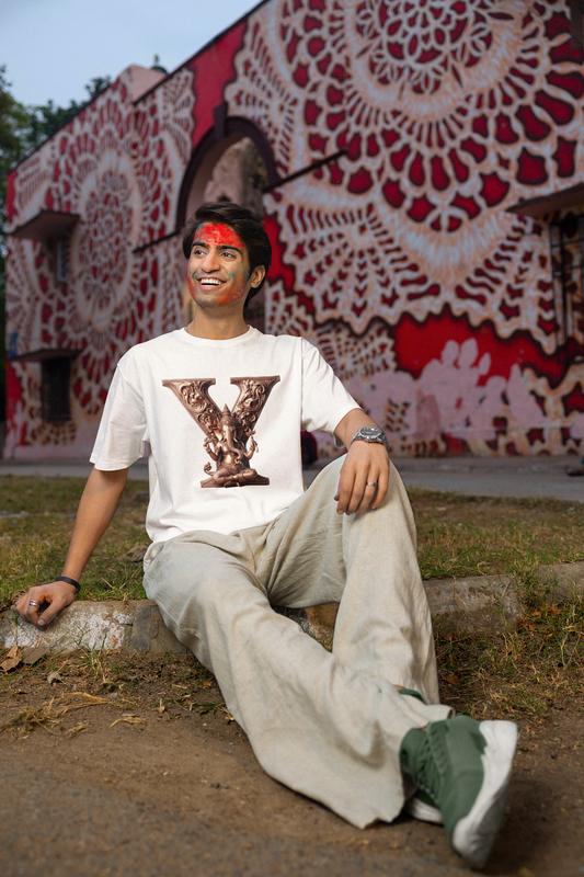 Stylish Y Alphabet Ganesh Chaturthi Mens Tshirts