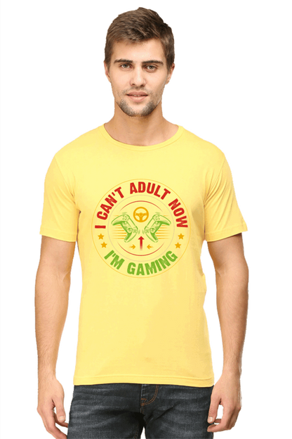 I Cant Adult Now I Am Gaming Yellow