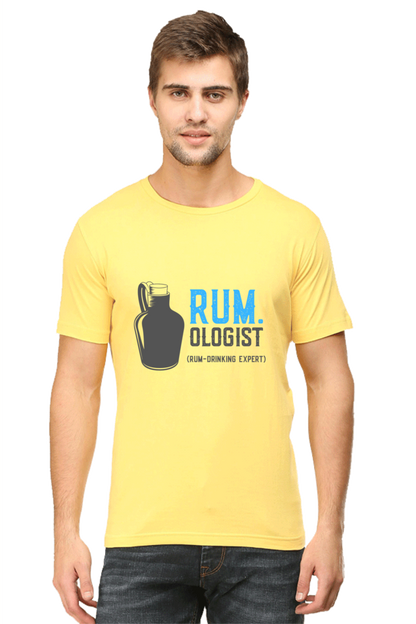 Rum - Ologist Men's T Shirt Yellow