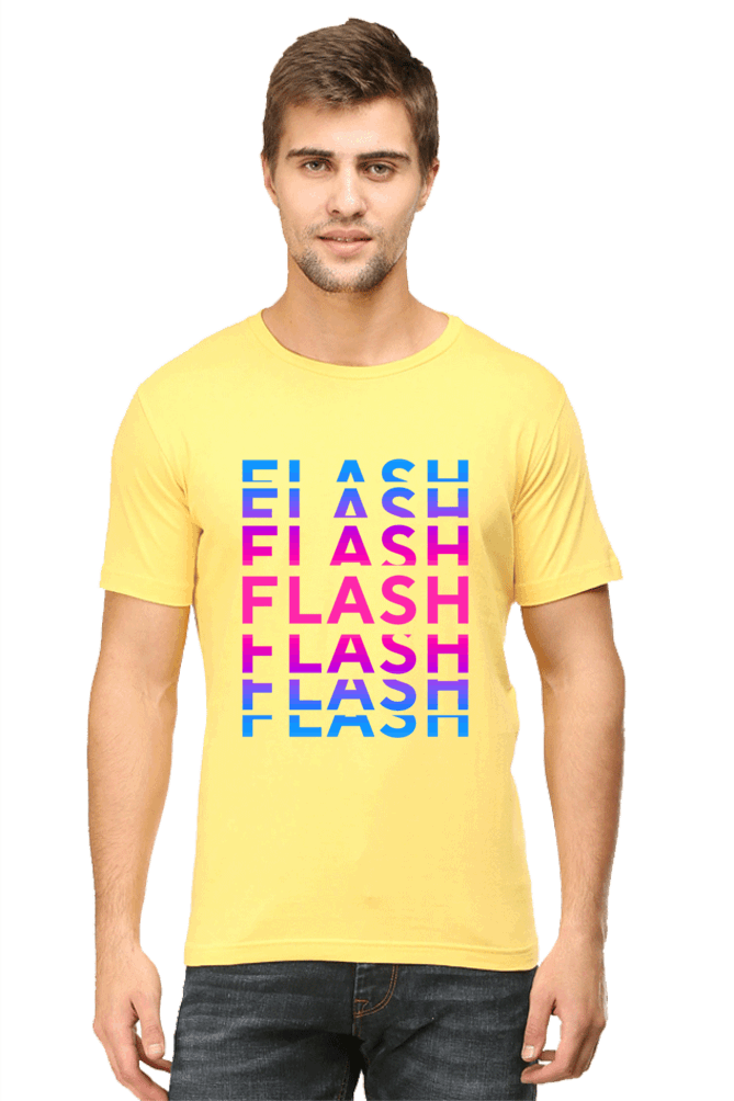 Flash Men's T Shirt Yellow