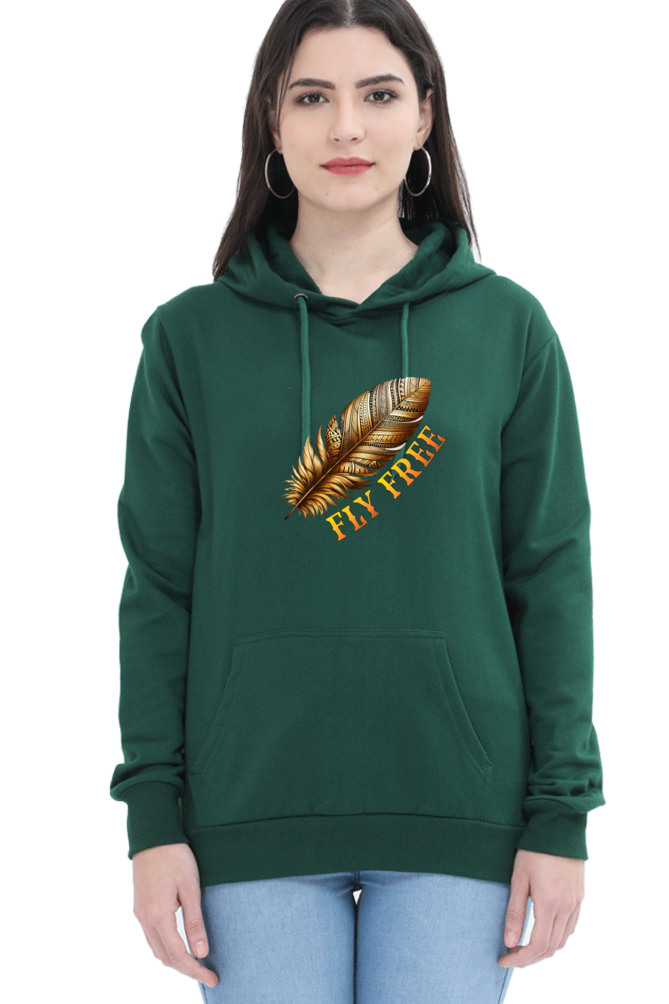 Hoodie For Girls and Women Bottle Green