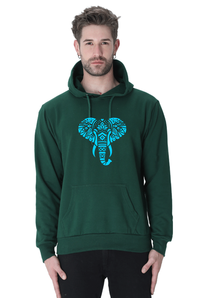 Men's Hoodie Bottle Green