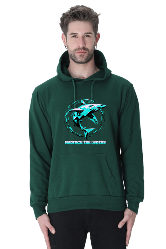 Men's Hoodie Bottle Green