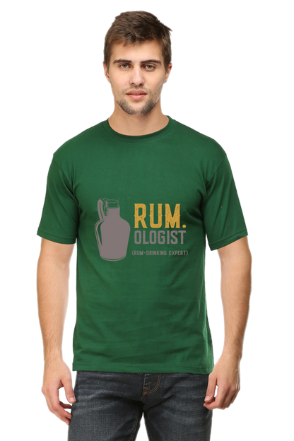 Rum - Ologist Men's T Shirt Bottle Green