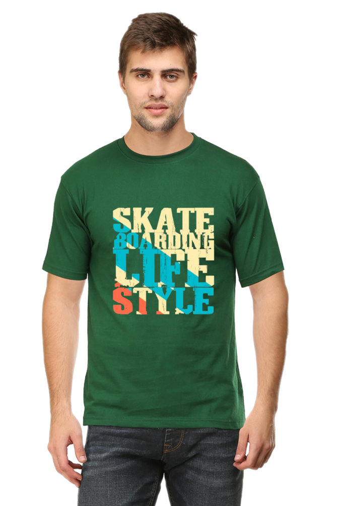 Skate Boarding Life Style Bottle Green