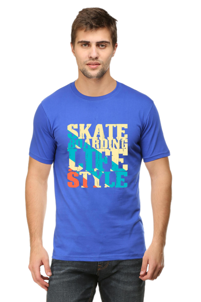 Skate Boarding Life Style Royal Blue