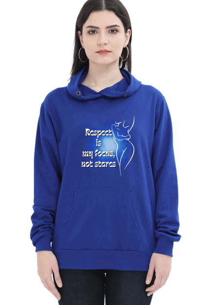 "Elegance Unveiled" Unisex Hoodie for Girls and Women Royal Blue