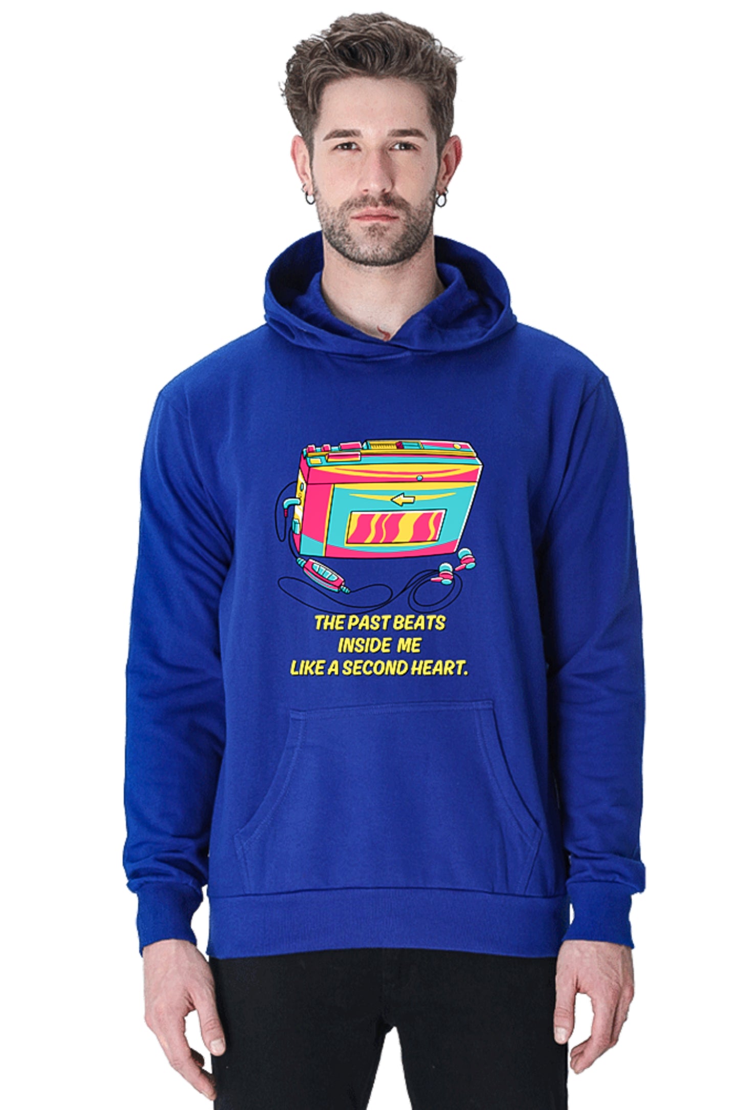 Hoodie Tshirt - Nostalgic Walkman