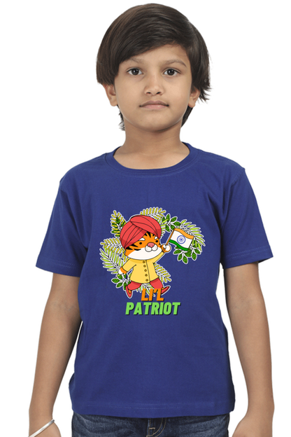 Patriotic T Shirts for Boys Royal Blue