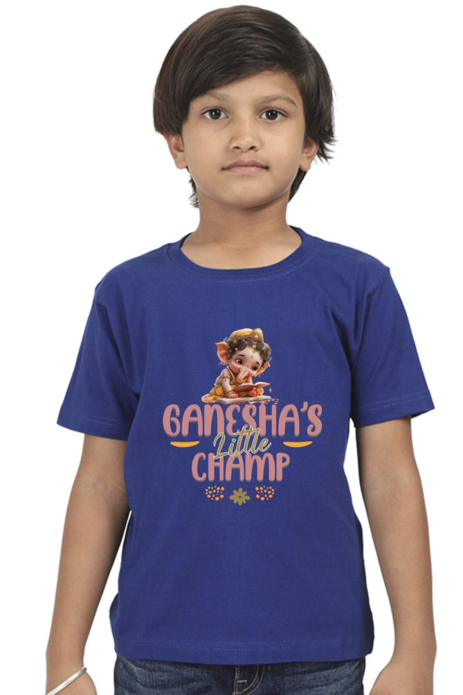 Ganesha's Little Champ Ganesh Chaturthi Boy's T Shirts