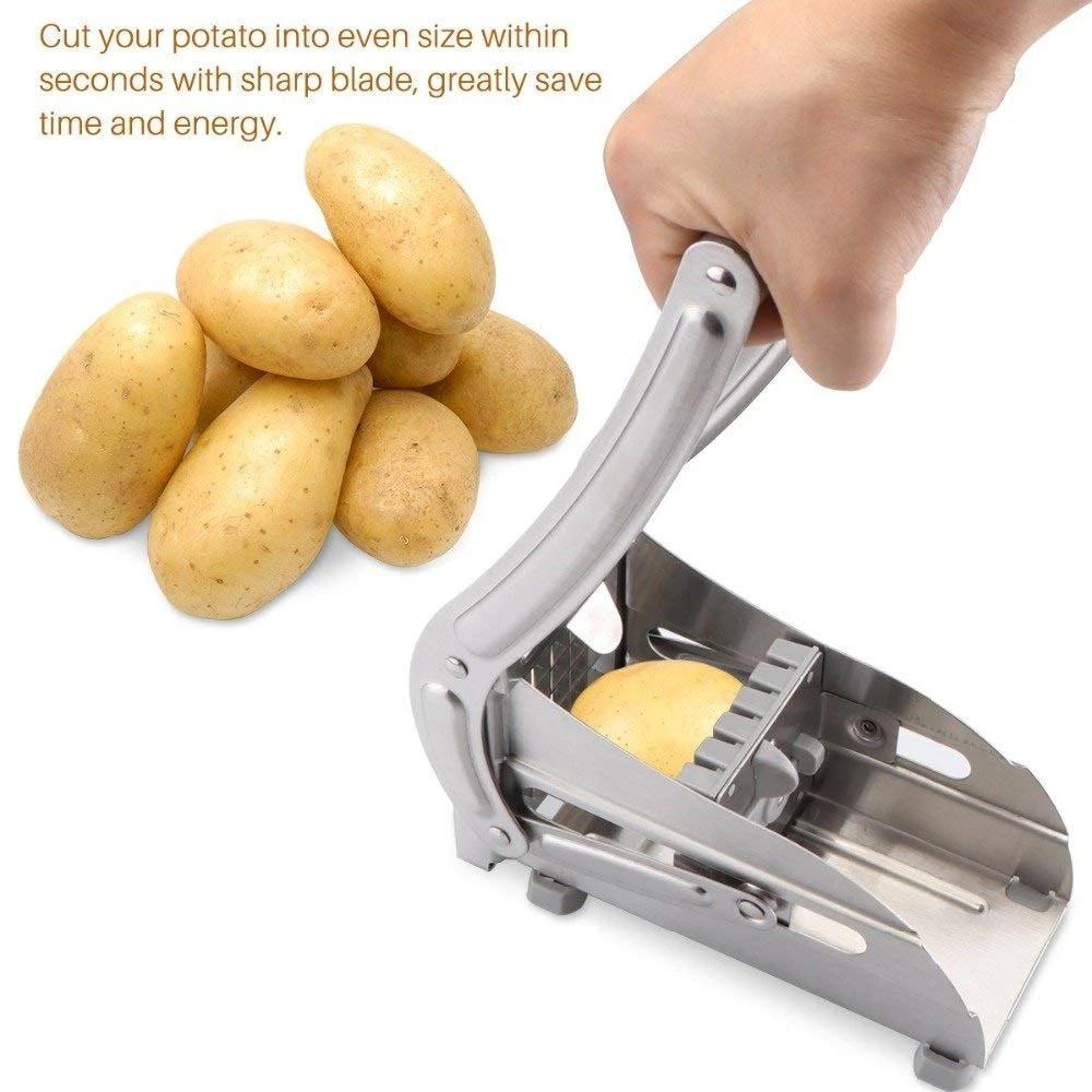 0083a French Fries Potato Chips Strip Cutter Machine With Blade