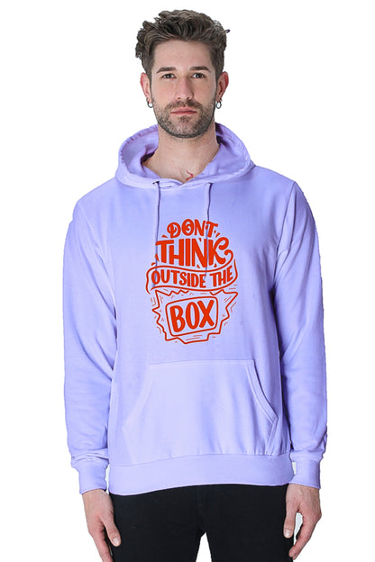 Hoodie Sweatshirt - Dont Think Outside the Box ed print