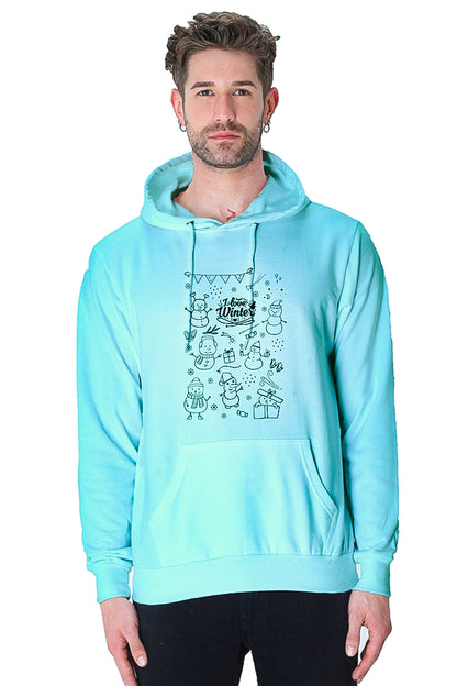 I Love Winter Hoodie Sweatshirt