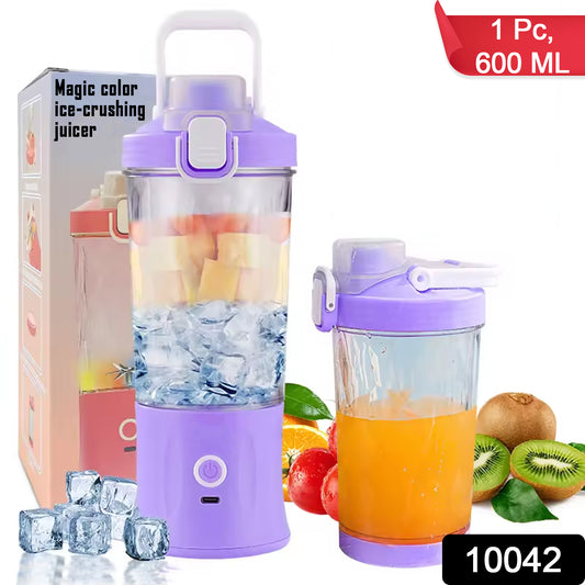 Eletric Crusher Juicer 8 Blades (600 Ml Multicolor)