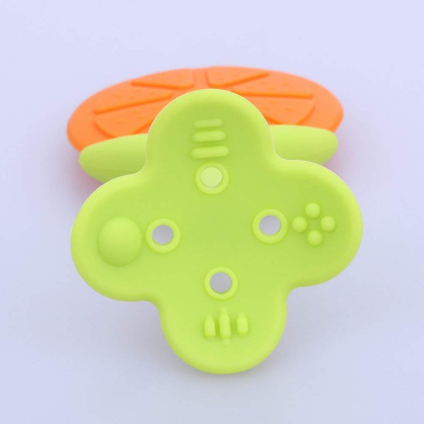 4490 Silicone Fruit Shape Teether Toy Food Grade Silicon Teether Use For Baby Toddlers Infants Children