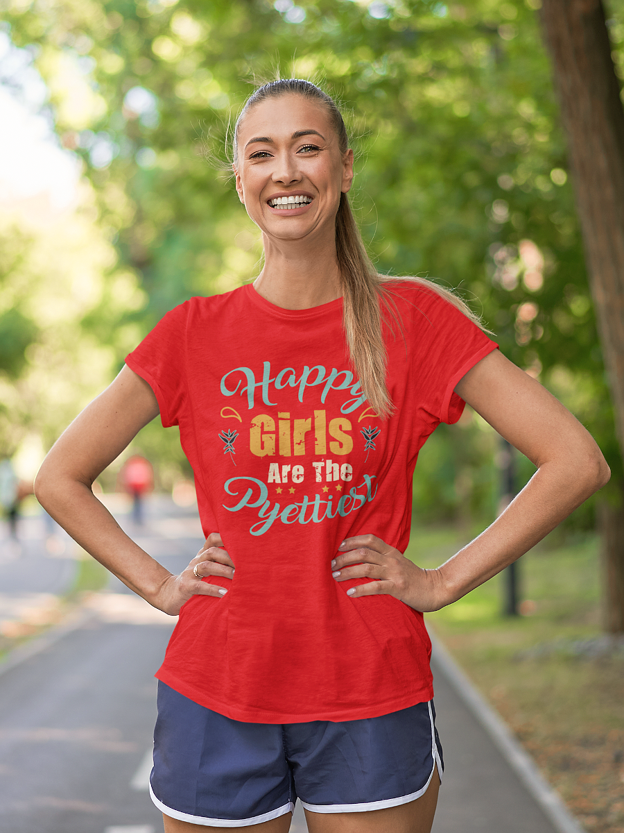 Happy Girls T Shirts For Women