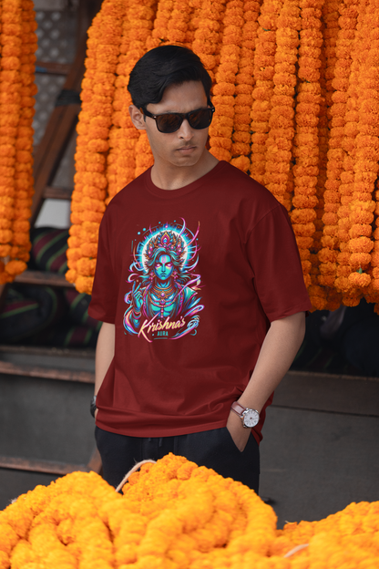 Krishna's Aura Janmashtami Men's T Shirts