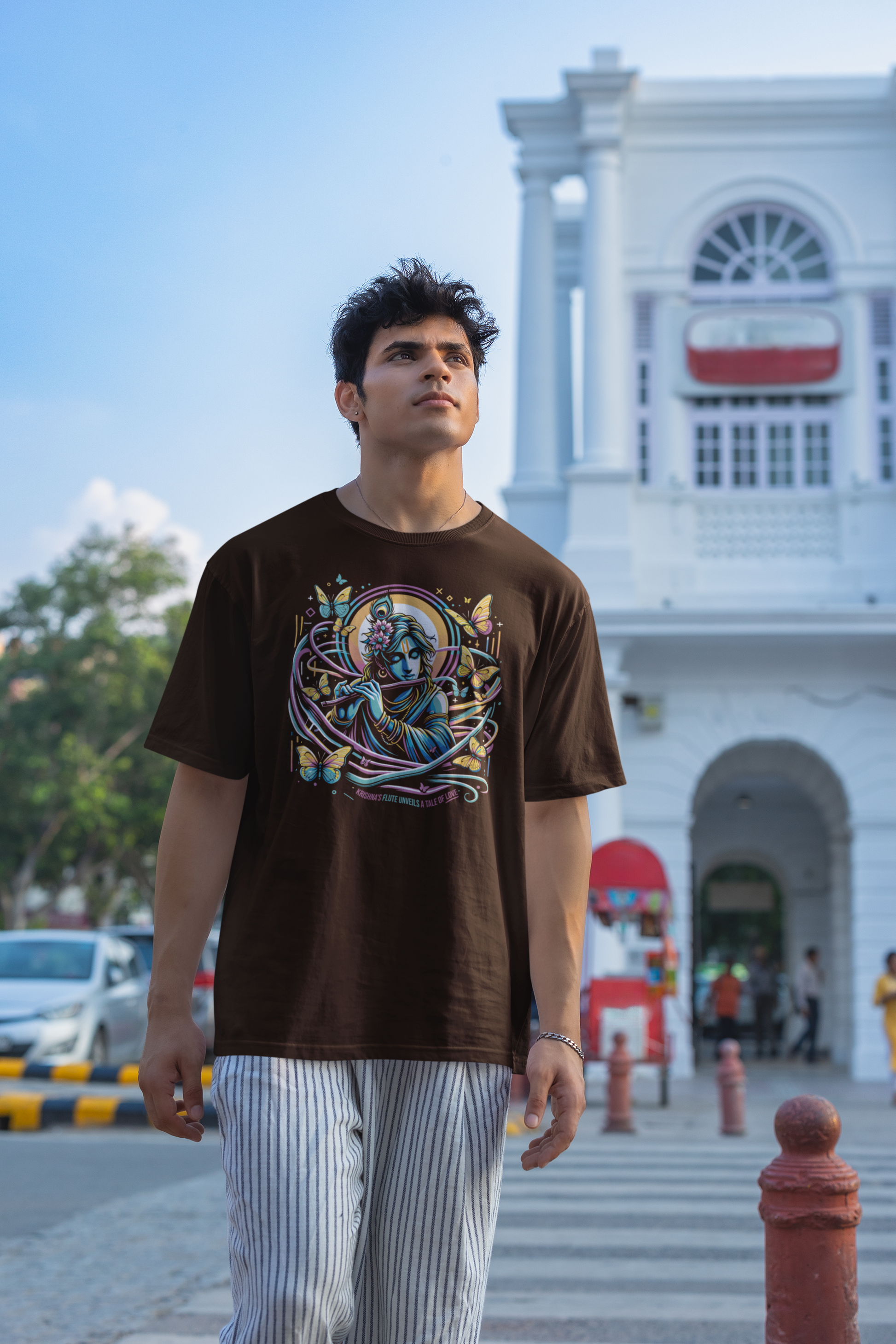 Krishna_s Flute Janmashtami Men's T Shirts