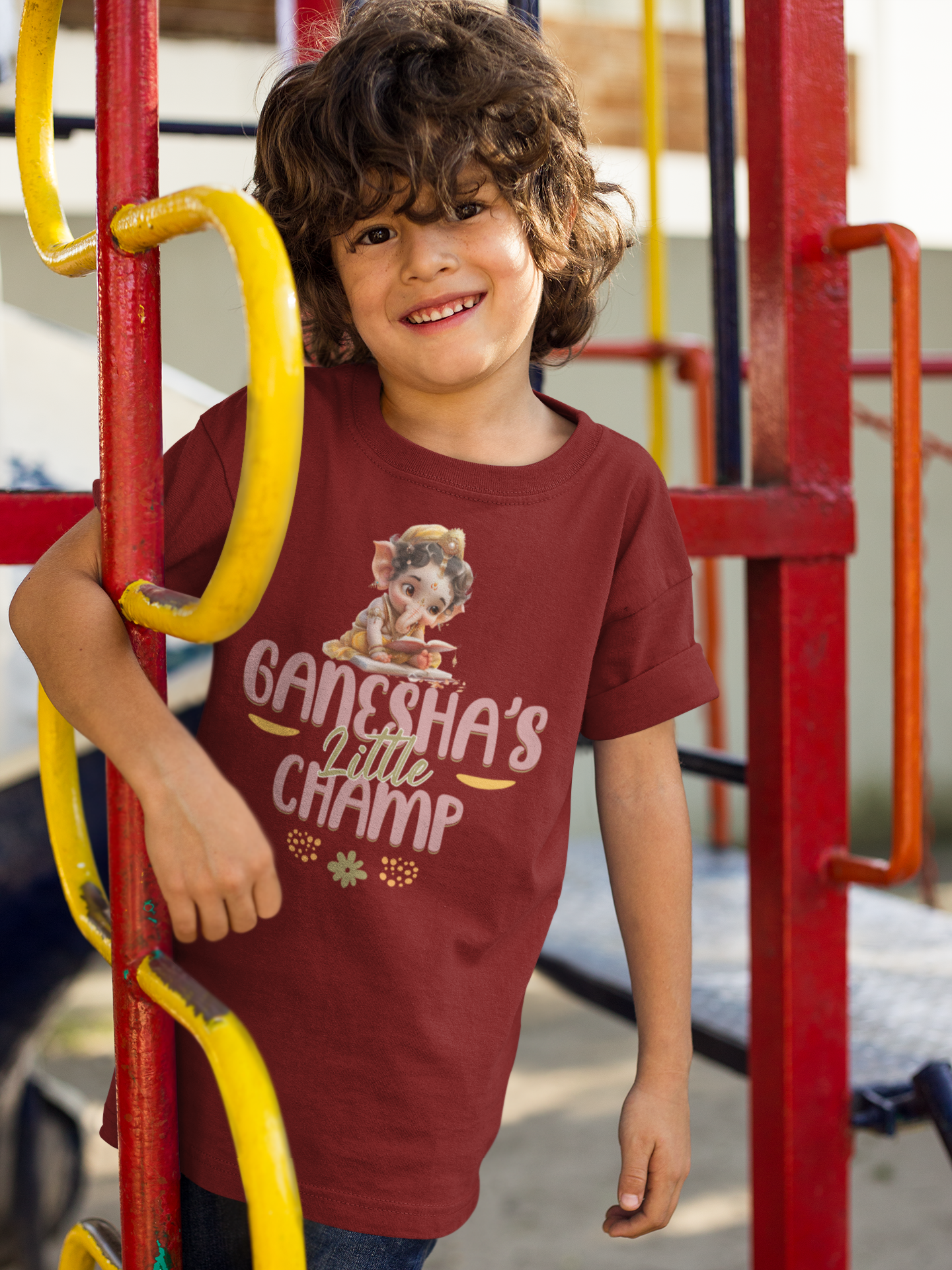 Ganesha's Little Champ Ganesh Chaturthi Boy's T Shirts