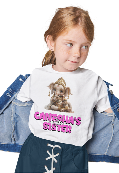 Ganesha's Little Sister Ganesh Chaturthi Girl's T Shirts