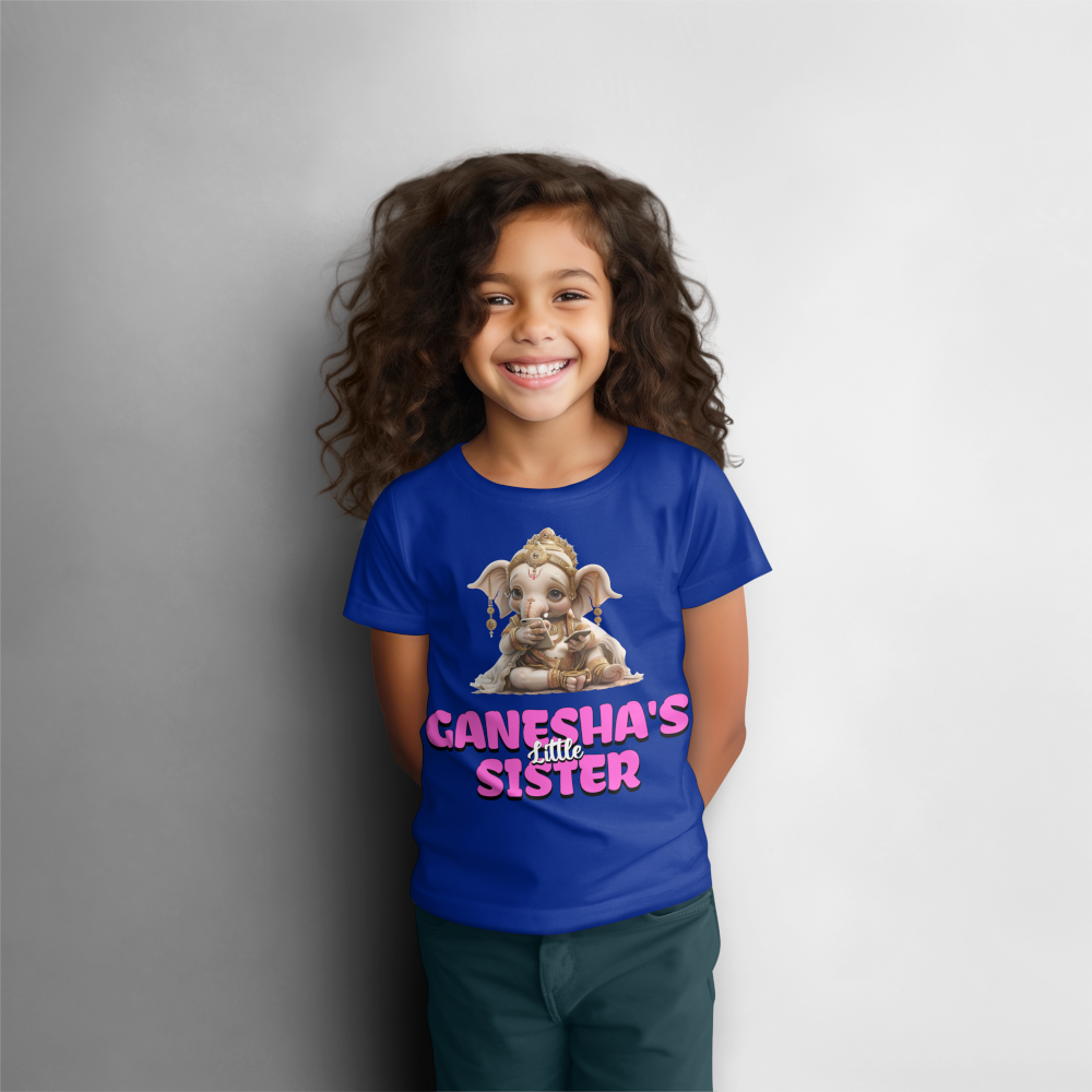 Ganesha's Little Sister Ganesh Chaturthi Girl's T Shirts