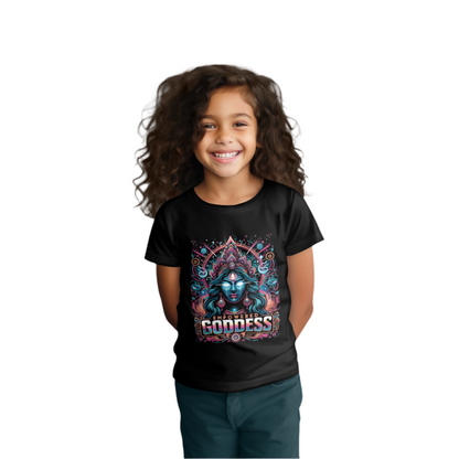 Durga Puja Bengali T Shirt For Girls