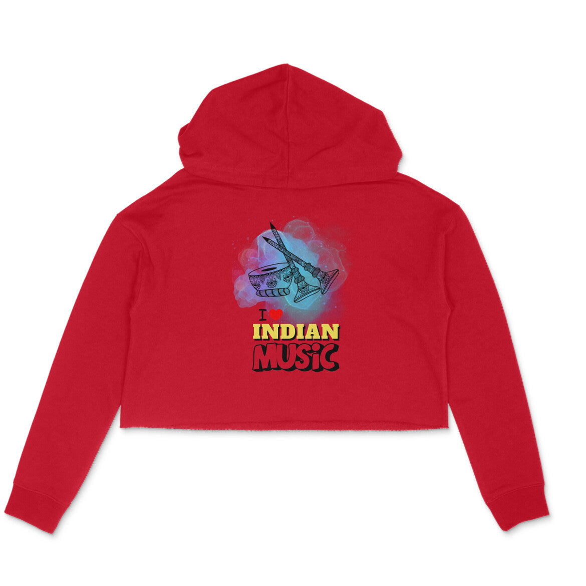 I love Indian Music Women's Hoodie Red