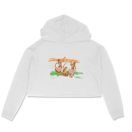 Indian Dance Crop Hoodie