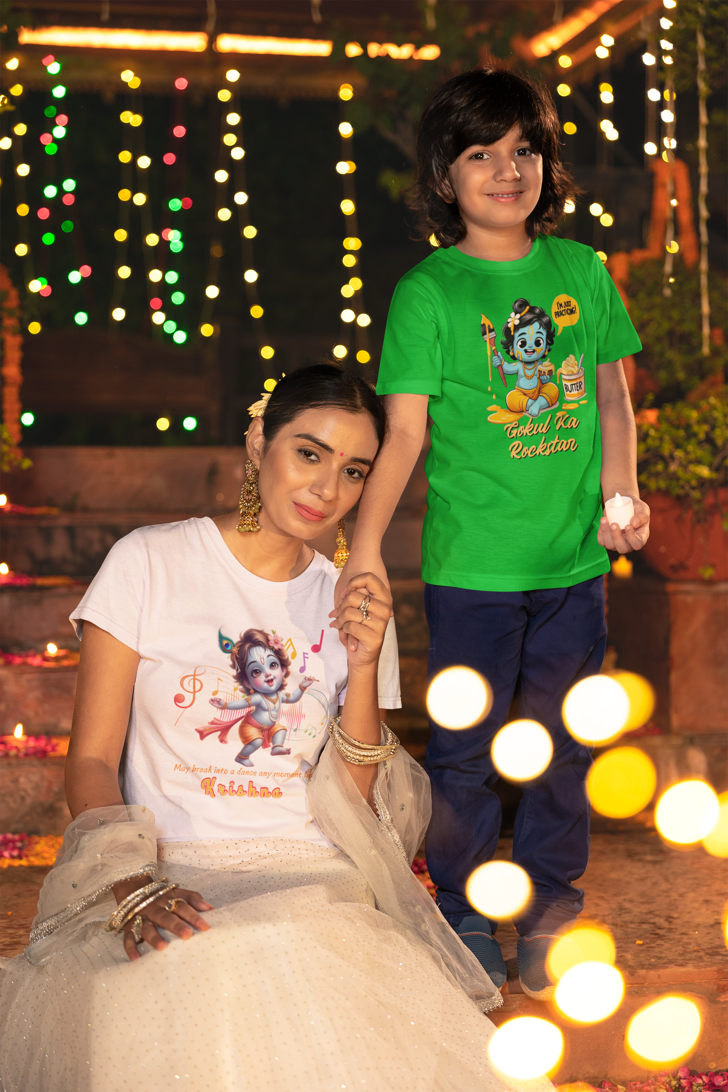 Gokul Ka Rockstar Janmashtami Boy's T Shirts