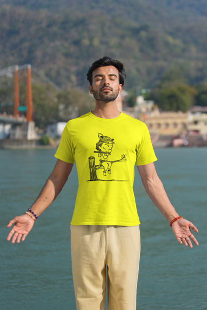 Little Krishna Janmashtami Men's T Shirts