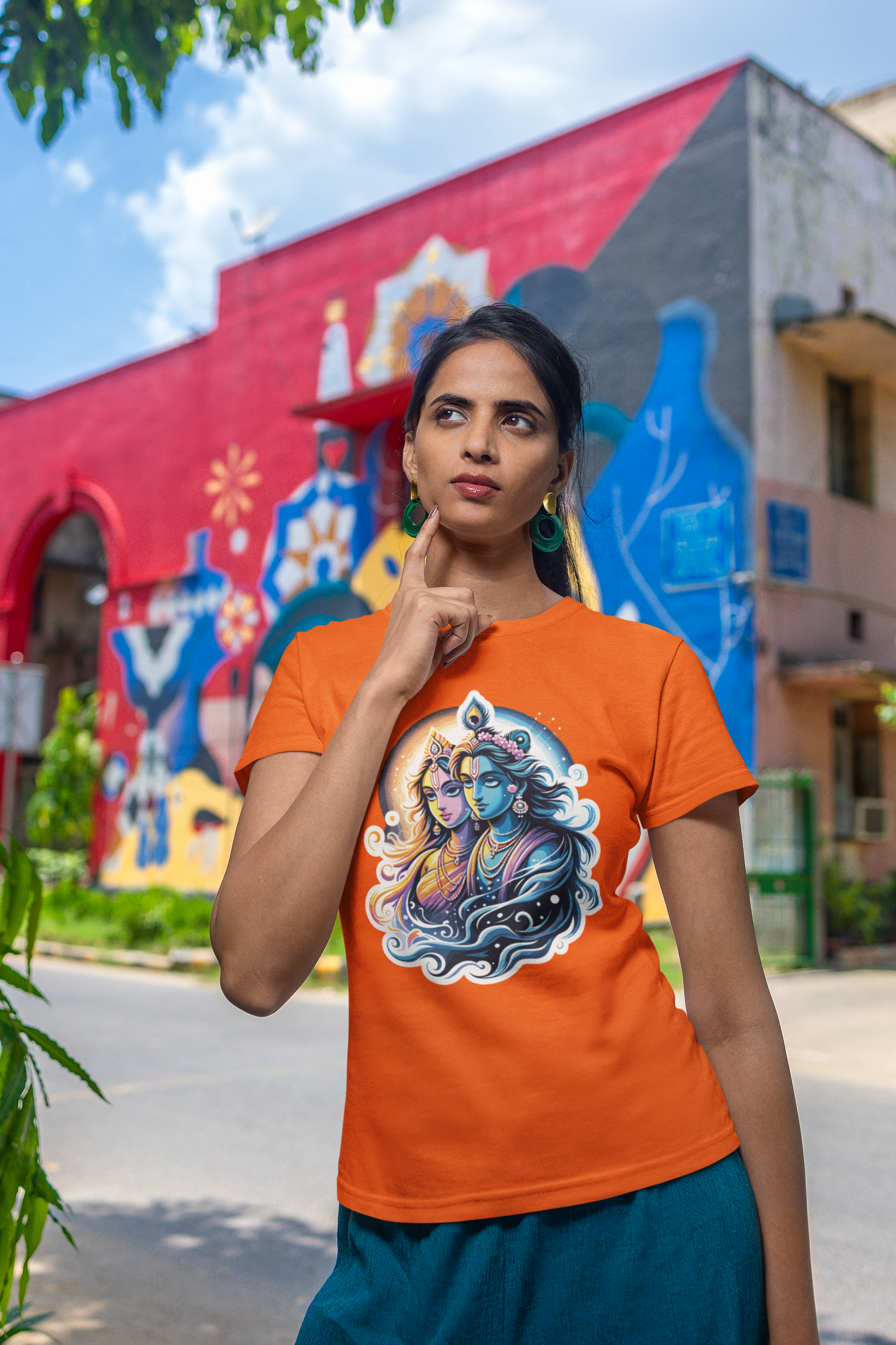 Radha Krishna 2 janmashtami Women T Shirts