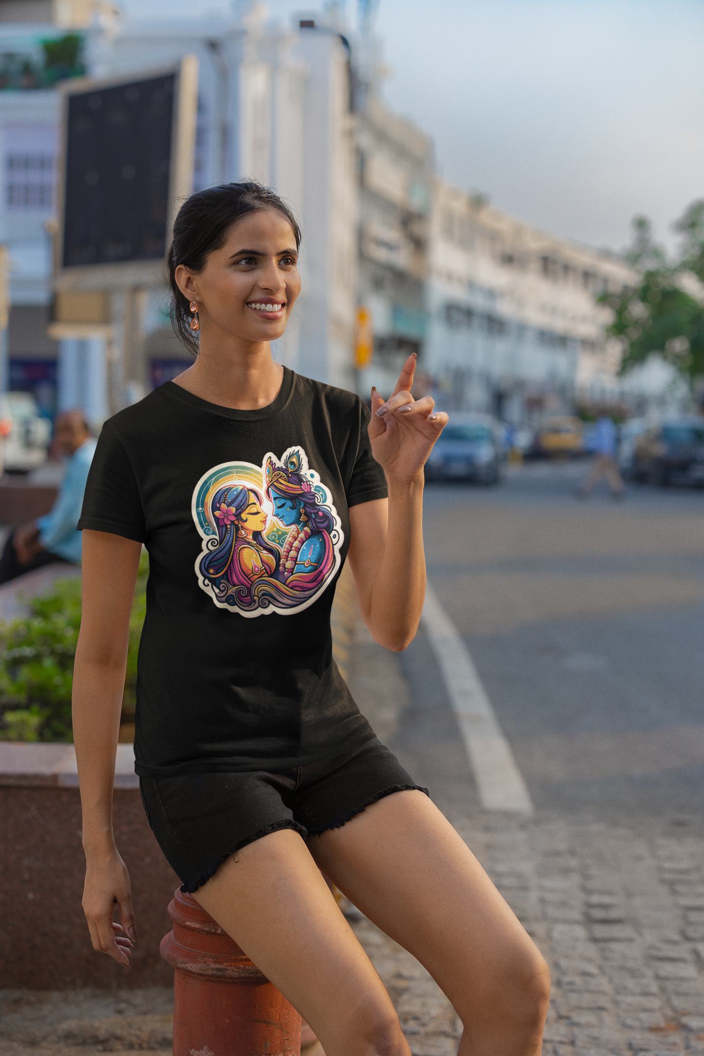 Radha Krishna janmashtami Women T Shirts