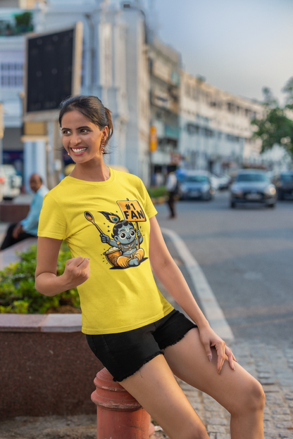 # 1 Fan Janmashtami Women T Shirts