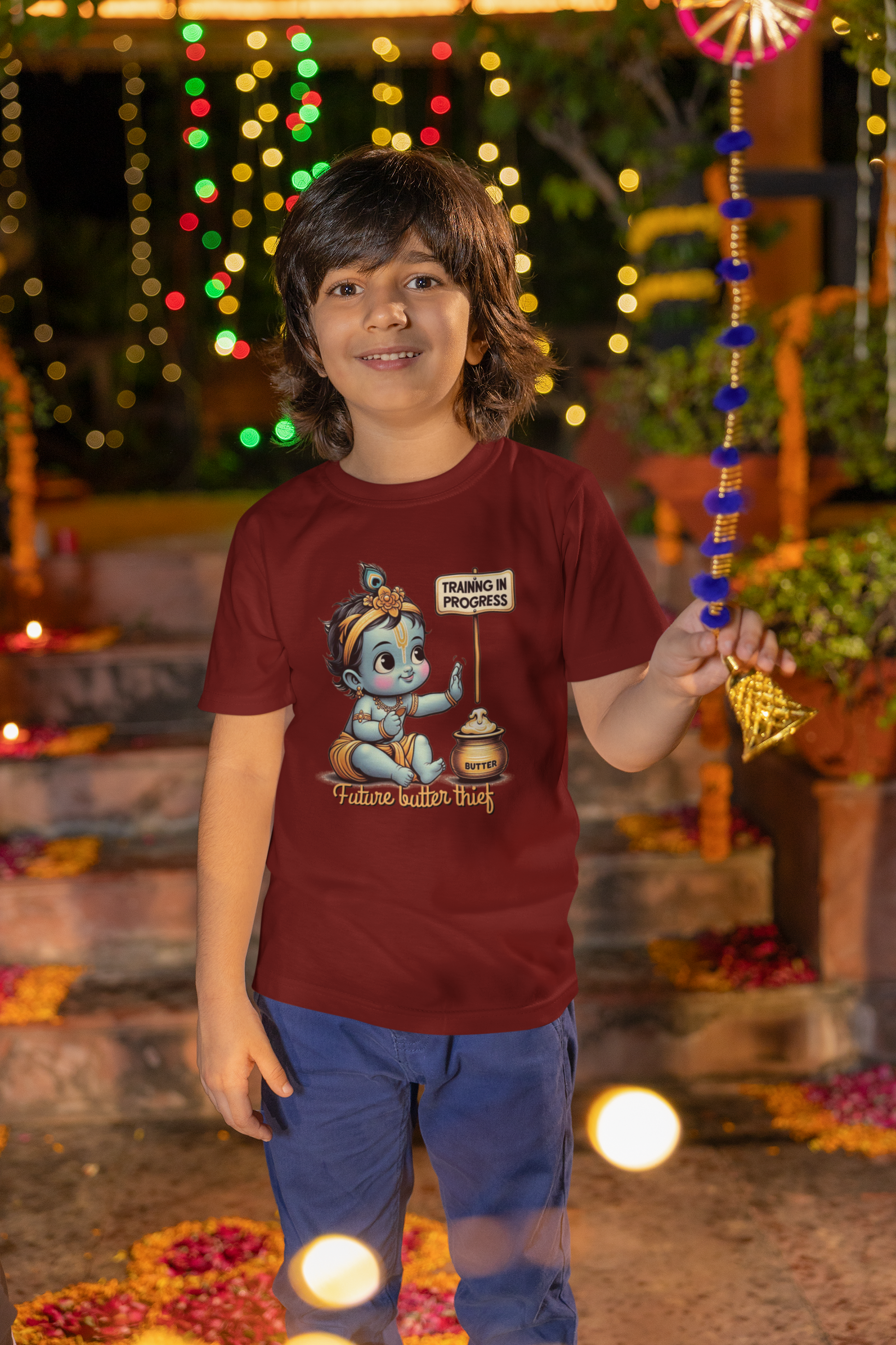 Future Butter Thief Janmashtami Boy's T Shirts