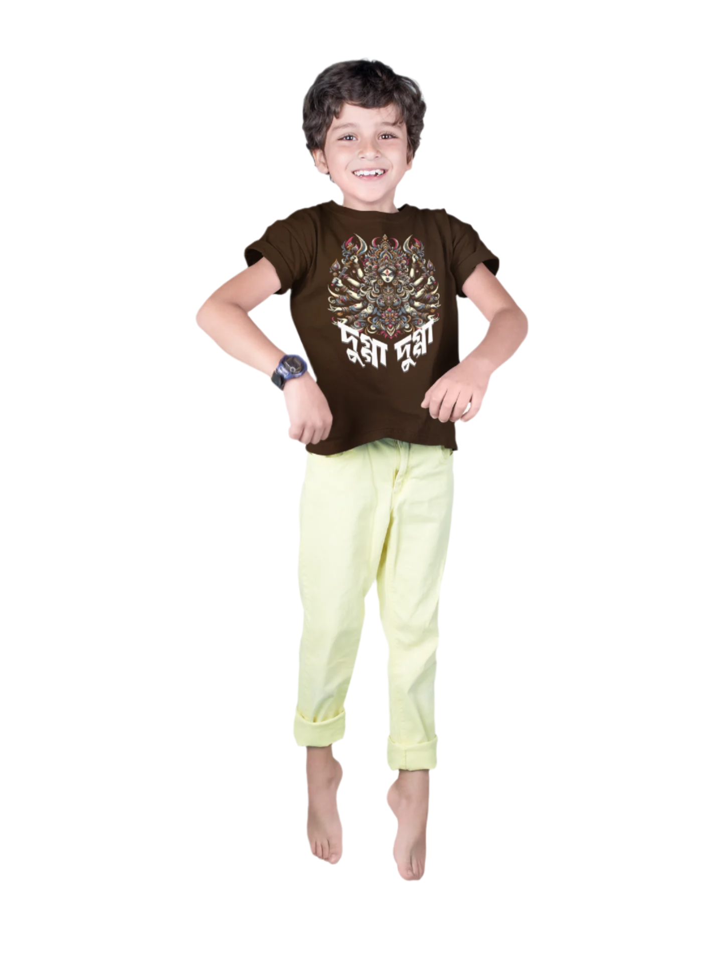 Durga Puja Bengali T Shirt For Boys